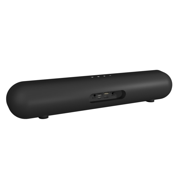 Barre de son HDMI personnalisable avec logo lumineux – Cadeau d’entreprise et outil de communication BCM Goodies