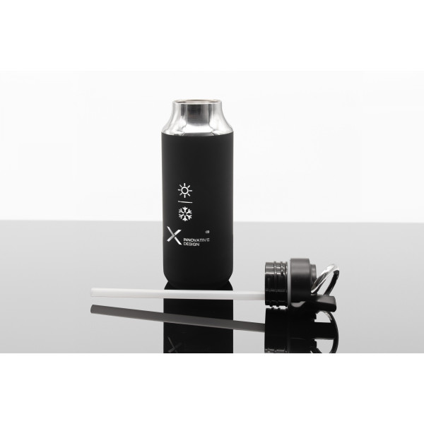 Bouteille isotherme personnalisée Mirror Ring Bottle 500 ml avec gravure laser – Cadeau d’affaires B2B BCM Goodies