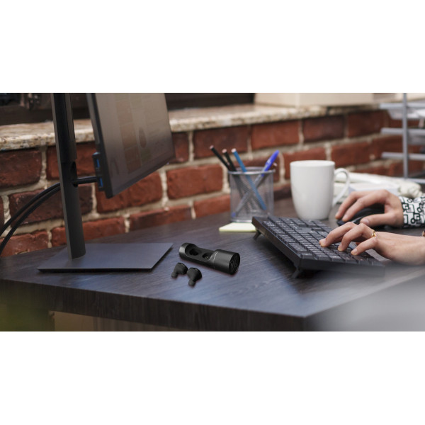 Oreillettes sans fil Bluetooth 5.0 avec boîtier de chargement métal et micro intégré – BCM Goodies
