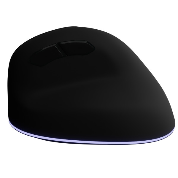 Souris ergonomique sans fil personnalisable avec logo lumineux – Goodies entreprise BCM