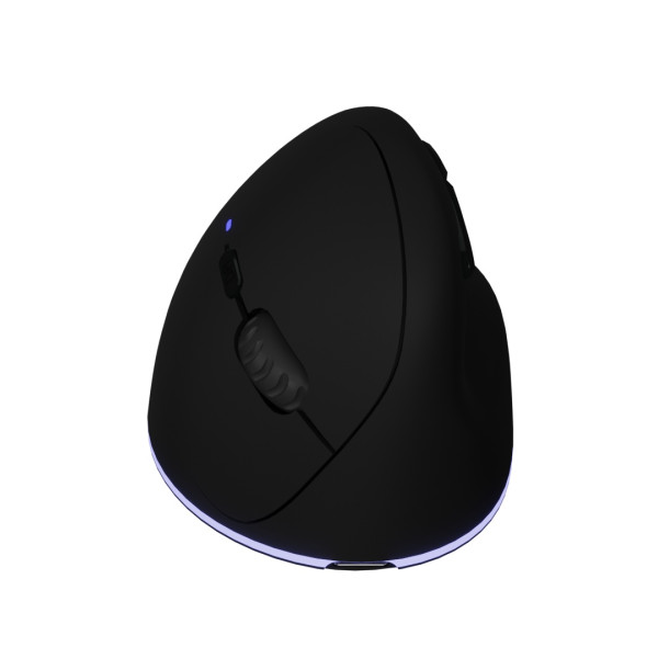 Souris ergonomique sans fil personnalisable avec logo lumineux – Goodies entreprise BCM
