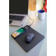 Tapis de souris personnalisable 10W avec chargeur à induction et logo lumineux – Goodies d’entreprise BCM Goodies