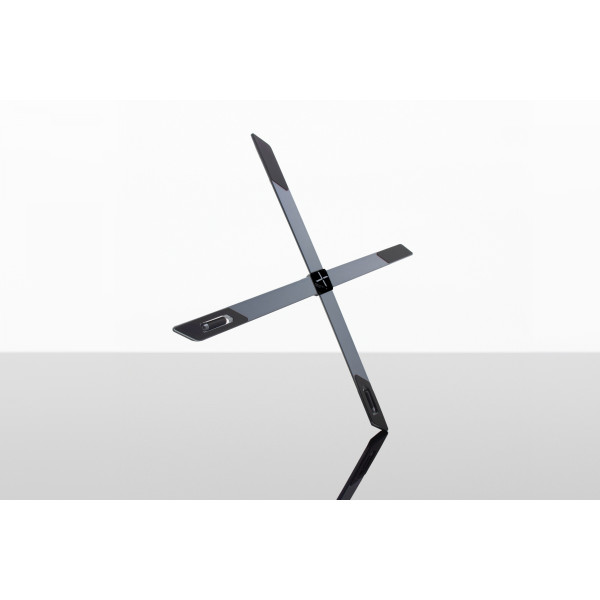 Support pliable pour ordinateur personnalisable avec logo – Accessoire ergonomique en aluminium pour collaborateurs et événement