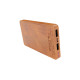 Powerbank Wireless Wood 5000 personnalisée avec logo lumineux – Batterie externe induction 5W pour entreprises