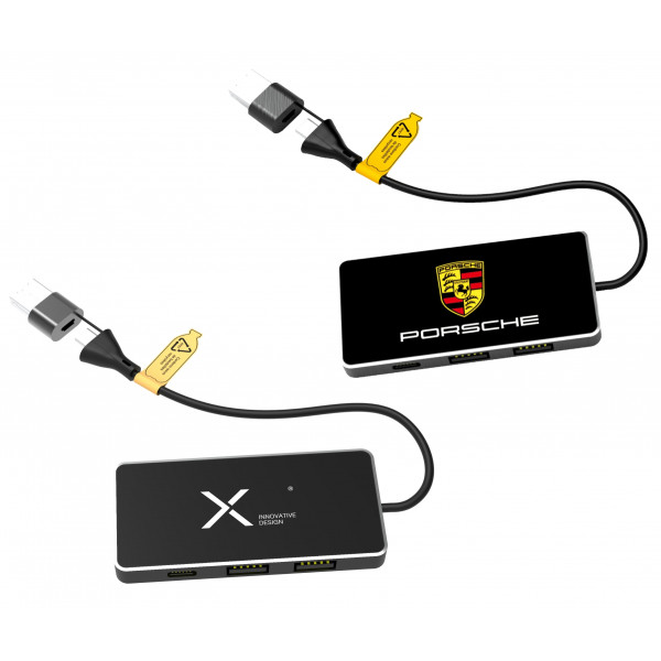 Hub lumineux USB / Type C personnalisable – Support de connexion multiports pour entreprises et événements professionnels