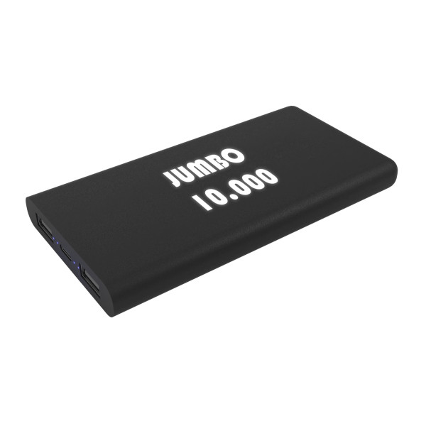 Powerbank Wireless Jumbo 10000 personnalisable – Batterie externe induction et multi-connectique pour entreprises | BCM Goodies