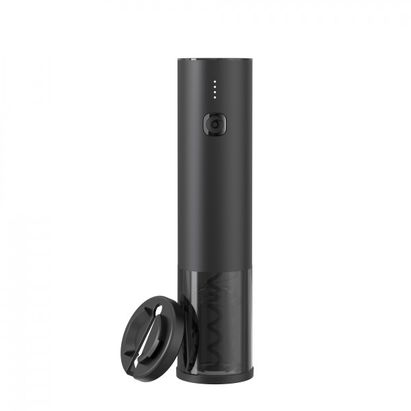 Tire-bouchon électrique personnalisé avec logo lumineux – Ouverture rapide, batterie rechargeable USB-C, coffret cadeau