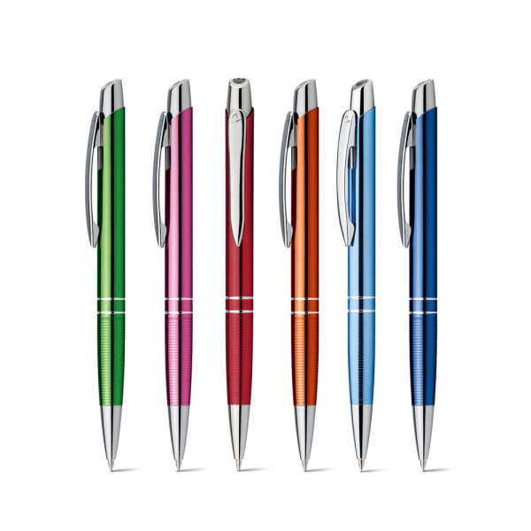 Stylo à bille en aluminium personnalisable pour entreprises - BCM Goodies