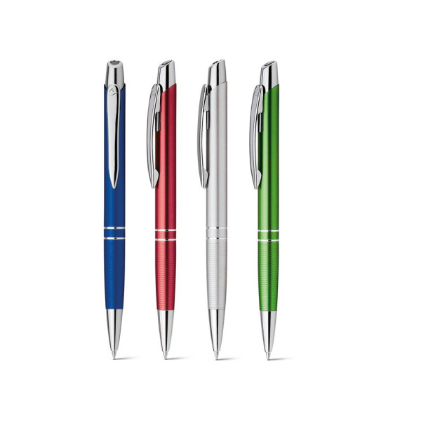 Stylo à bille en aluminium personnalisable pour entreprise - BCM Goodies