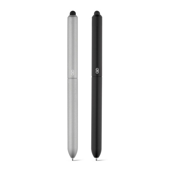 Stylo à bille en aluminium avec pointe tactile pour goodies personnalisables - BCM Goodies