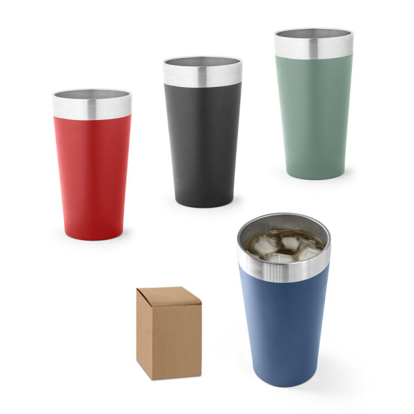 Gobelet isotherme en acier inoxydable GRACE 540 mL - Personnalisable pour événements professionnels