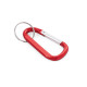 Mousqueton en aluminium MATTHEW avec anneau porte-clé - Accessoire publicitaire de qualité