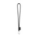 SET Lanière Tube Long (Ø 7 mm) avec mousqueton en forme de D de 55 mm et fermoir de sécurité Ø 7 mm + Porte-clés - Accessoire pe