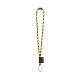 SET Lanière Tube Long (Ø 7 mm) avec mousqueton en forme de D de 55 mm et fermoir de sécurité Ø 7 mm + Porte-clés - Accessoire pe