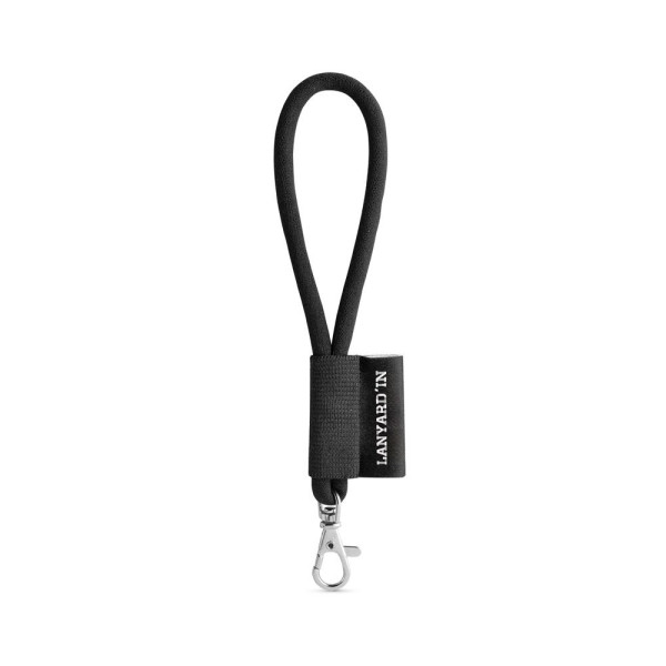 Porte-clés personnalisable tube de lanière court avec mousqueton - BCM Goodies