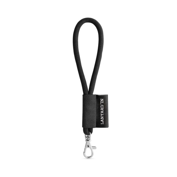 Porte-clés personnalisable tube de lanière court avec mousqueton - BCM Goodies