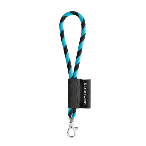 Porte-clés personnalisable tube de lanière court avec mousqueton - BCM Goodies