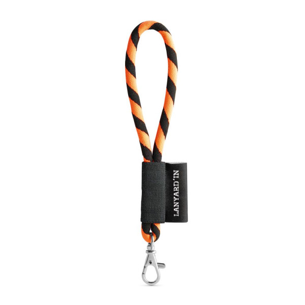 Porte-clés personnalisable tube de lanière court avec mousqueton - BCM Goodies