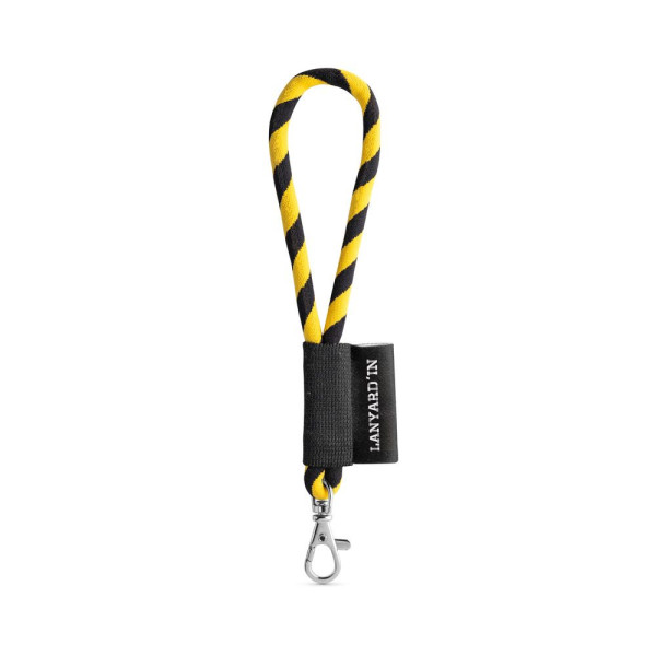 Porte-clés personnalisable tube de lanière court avec mousqueton - BCM Goodies
