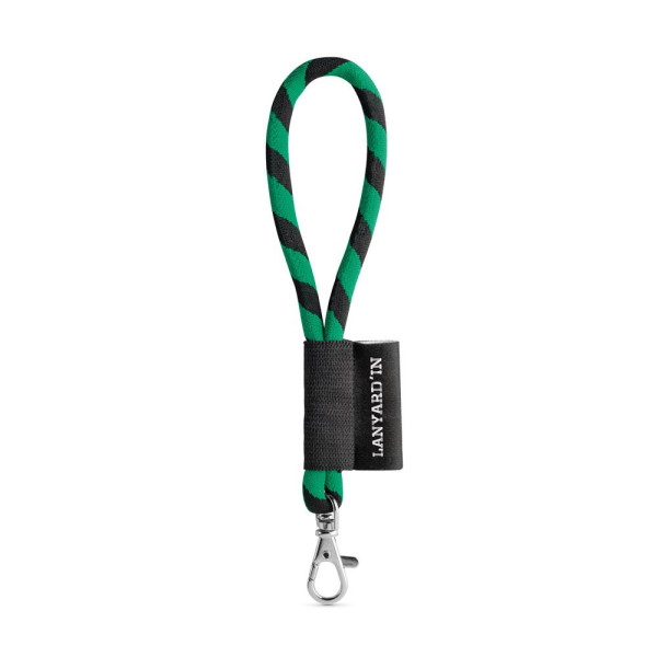 Porte-clés personnalisable tube de lanière court avec mousqueton - BCM Goodies