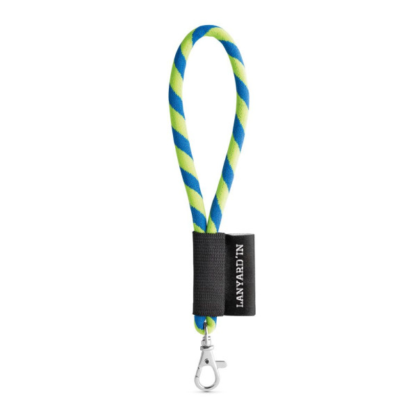 Porte-clés personnalisable tube de lanière court avec mousqueton - BCM Goodies