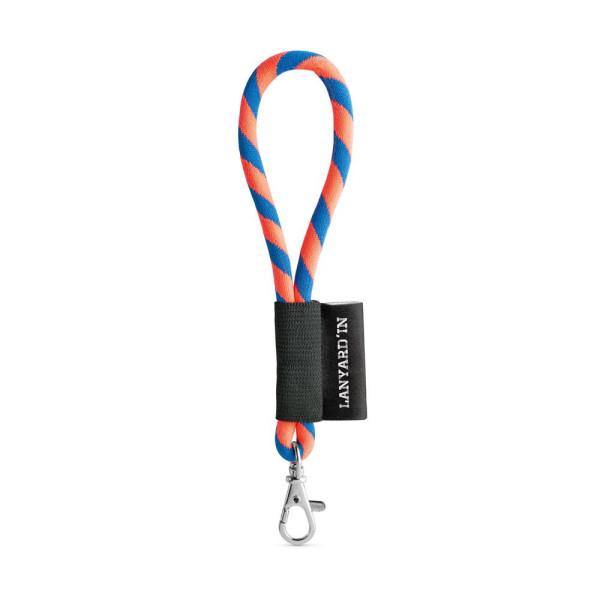 Porte-clés personnalisable tube de lanière court avec mousqueton - BCM Goodies
