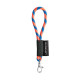 Porte-clés personnalisable tube de lanière court avec mousqueton - BCM Goodies