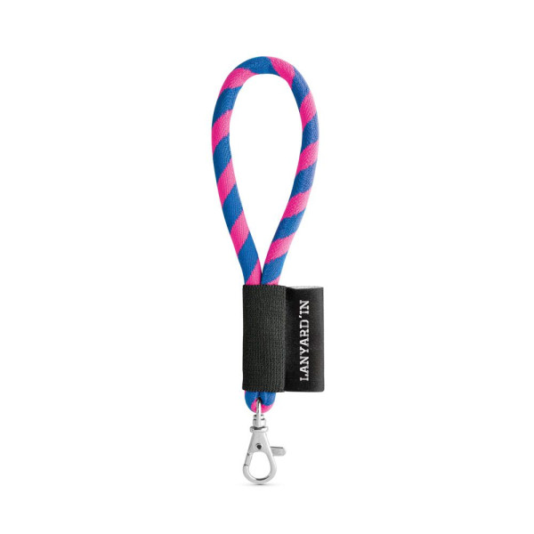 Porte-clés personnalisable tube de lanière court avec mousqueton - BCM Goodies