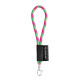 Porte-clés personnalisable tube de lanière court avec mousqueton - BCM Goodies