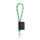 Porte-clés personnalisable tube de lanière court avec mousqueton - BCM Goodies