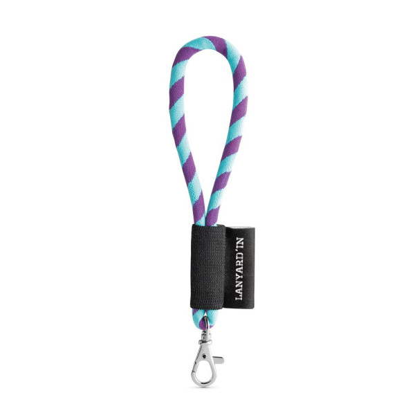 Porte-clés personnalisable tube de lanière court avec mousqueton - BCM Goodies