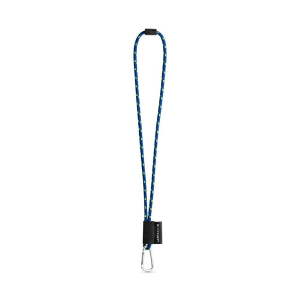 Porte-clés personnalisable - Lanière SET NAUTIC Longue avec mousqueton en forme de D - Accessoire publicitaire pour entreprise