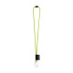 Porte-clés personnalisable - Lanière SET NAUTIC Longue avec mousqueton en forme de D - Accessoire publicitaire pour entreprise