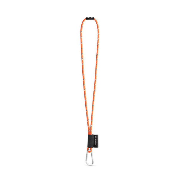 Porte-clés personnalisable - Lanière SET NAUTIC Longue avec mousqueton en forme de D - Accessoire publicitaire pour entreprise
