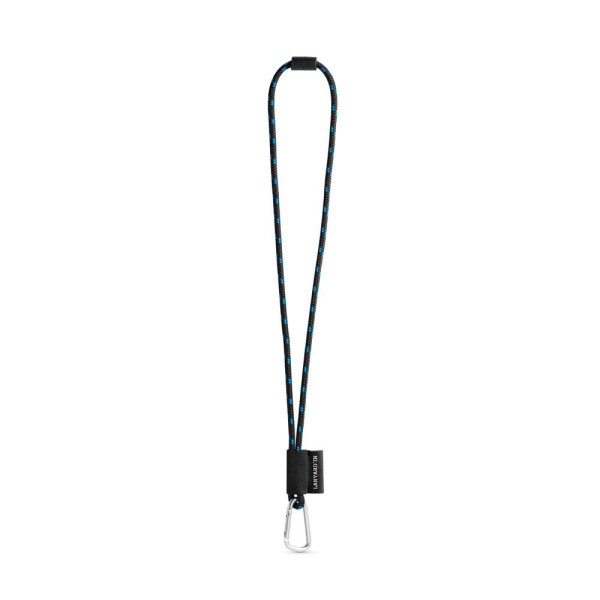 Porte-clés personnalisable - Lanière SET NAUTIC Longue avec mousqueton en forme de D - Accessoire publicitaire pour entreprise