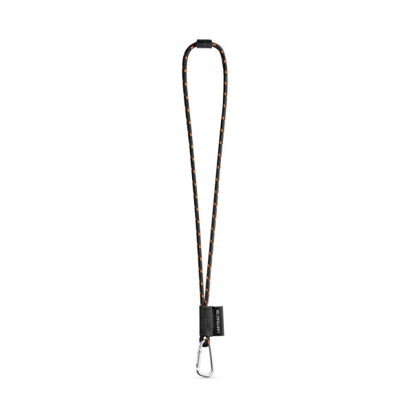 Porte-clés personnalisable - Lanière SET NAUTIC Longue avec mousqueton en forme de D - Accessoire publicitaire pour entreprise