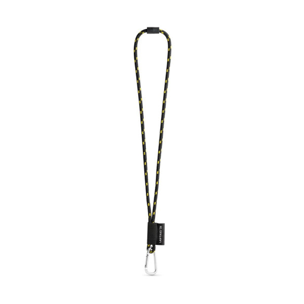 Porte-clés personnalisable - Lanière SET NAUTIC Longue avec mousqueton en forme de D - Accessoire publicitaire pour entreprise