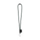 Porte-clés personnalisable - Lanière SET NAUTIC Longue avec mousqueton en forme de D - Accessoire publicitaire pour entreprise