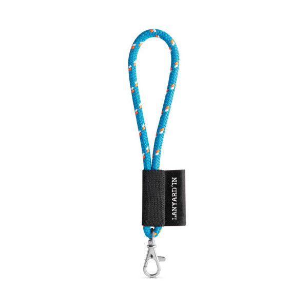 Lanière NAUTIC courte avec mousqueton - Accessoire publicitaire pour professionnels | BCM Goodies