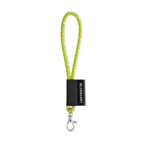 Lanière NAUTIC courte avec mousqueton - Accessoire publicitaire pour professionnels | BCM Goodies