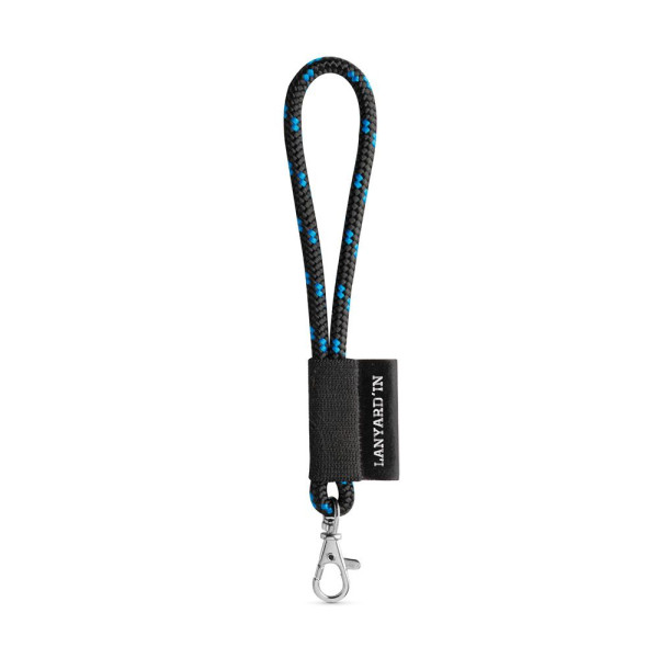 Lanière NAUTIC courte avec mousqueton - Accessoire publicitaire pour professionnels | BCM Goodies