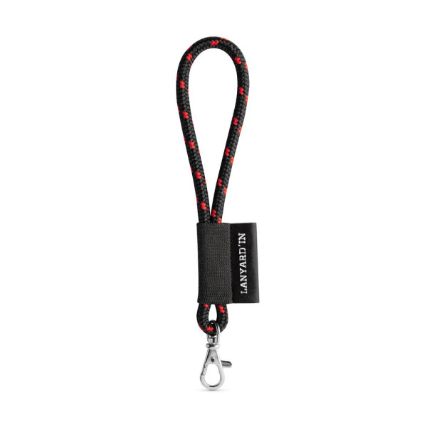 Lanière NAUTIC courte avec mousqueton - Accessoire publicitaire pour professionnels | BCM Goodies