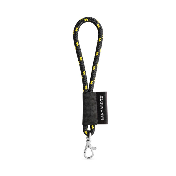 Lanière NAUTIC courte avec mousqueton - Accessoire publicitaire pour professionnels | BCM Goodies