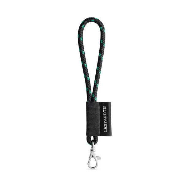 Lanière NAUTIC courte avec mousqueton - Accessoire publicitaire pour professionnels | BCM Goodies
