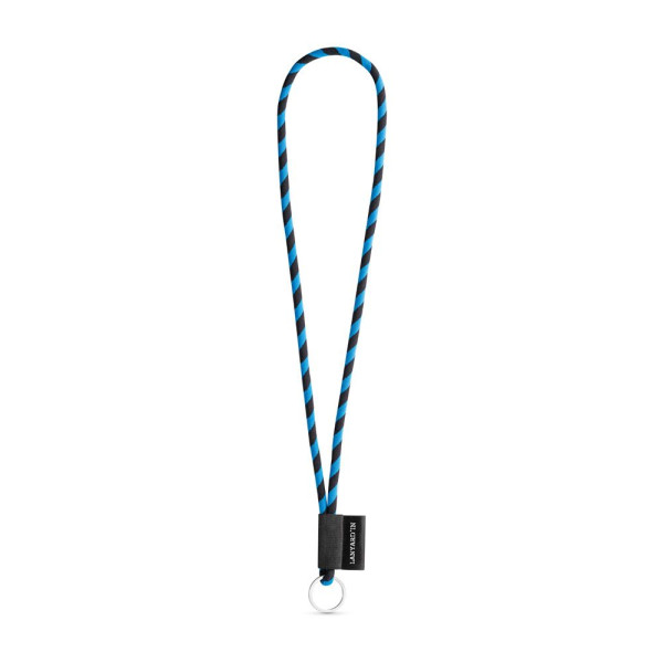 Ensemble de lanière tubulaire avec anneau et porte-clés personnalisable pour entreprise | BCM Goodies