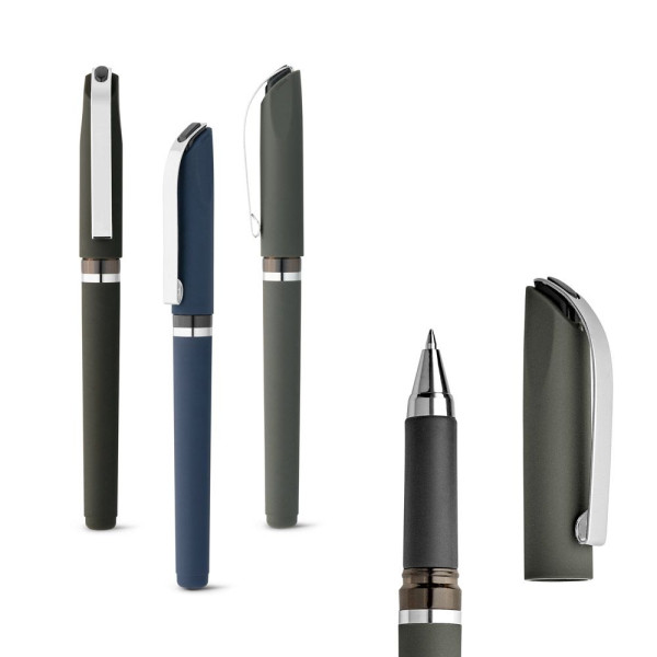 Stylo à bille ABS avec clip métallique BOLT - Accessoire promotionnel pour entreprise