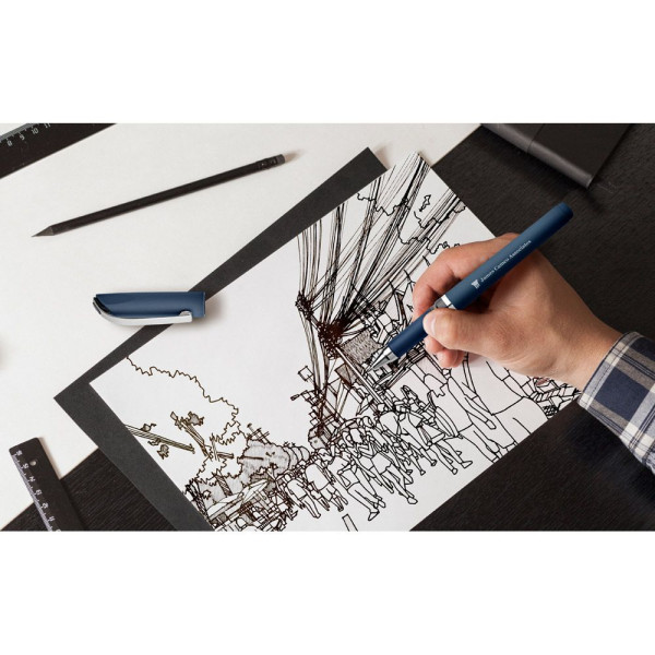 Stylo à bille ABS avec clip métallique BOLT - Accessoire promotionnel pour entreprise
