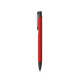 Stylo en aluminium avec finition en caoutchouc POPPINS - Objet publicitaire de qualité pour entreprises