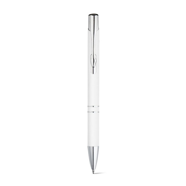 Stylo BETA SOFT en aluminium avec finition en caoutchouc - Objet publicitaire de qualité supérieure