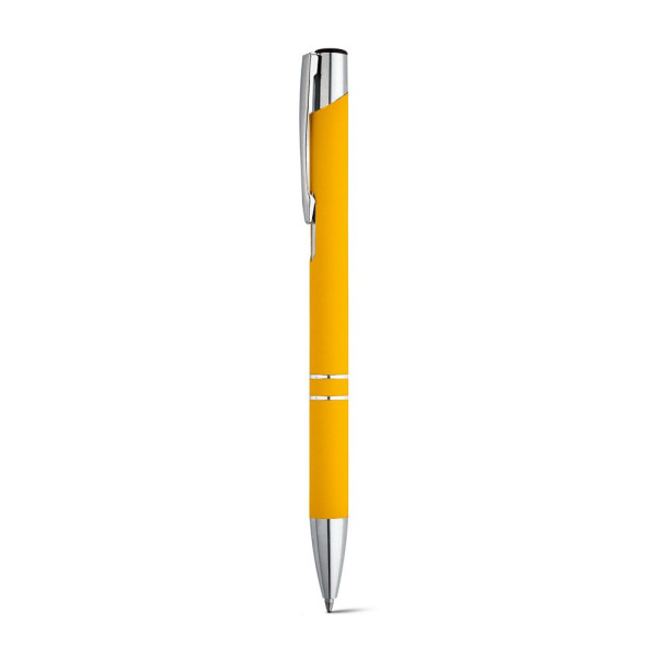 Stylo BETA SOFT en aluminium avec finition en caoutchouc - Objet publicitaire de qualité supérieure